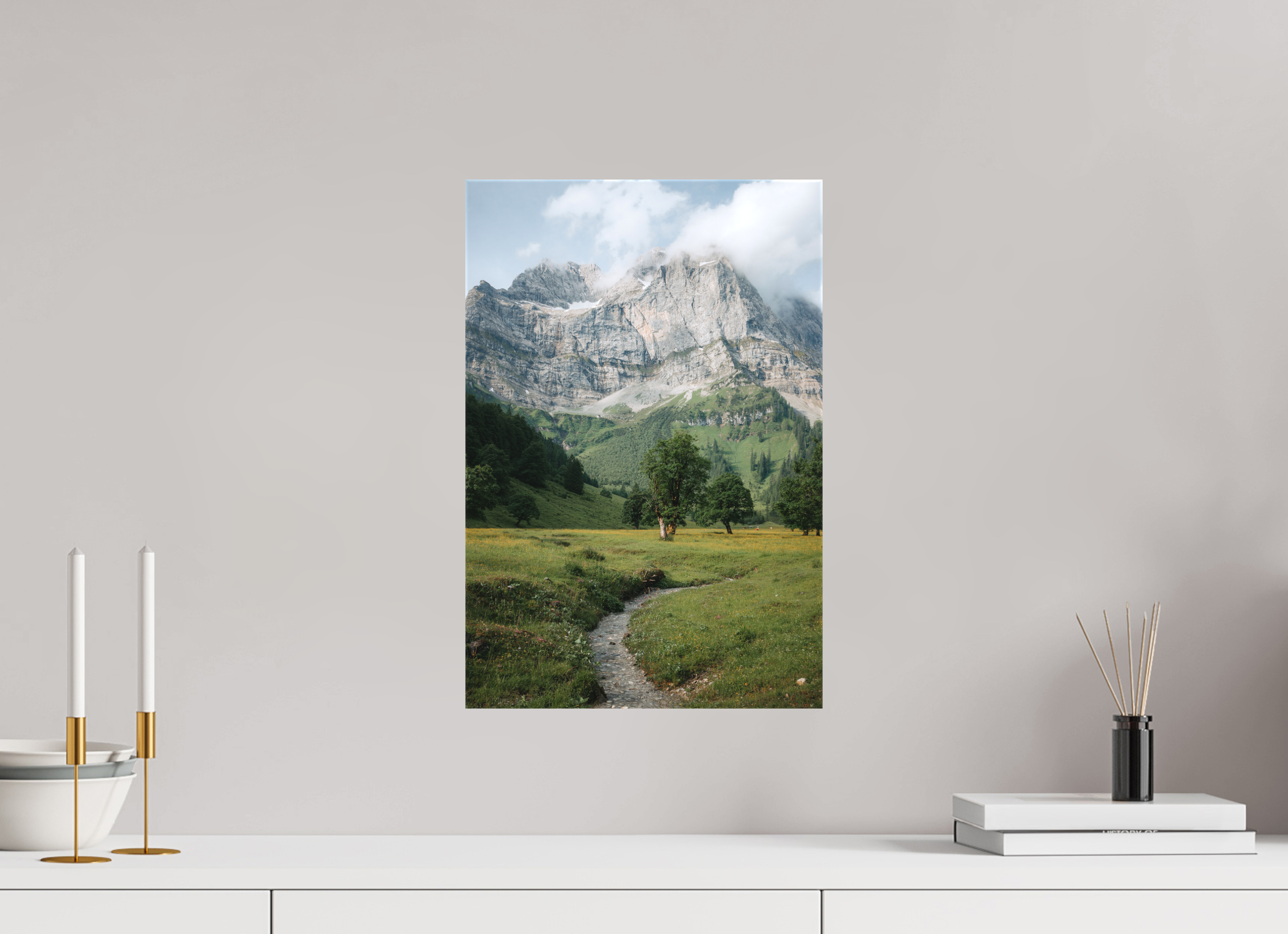 30 x 45 cm, Leinwandprint, matt Karwendel 6