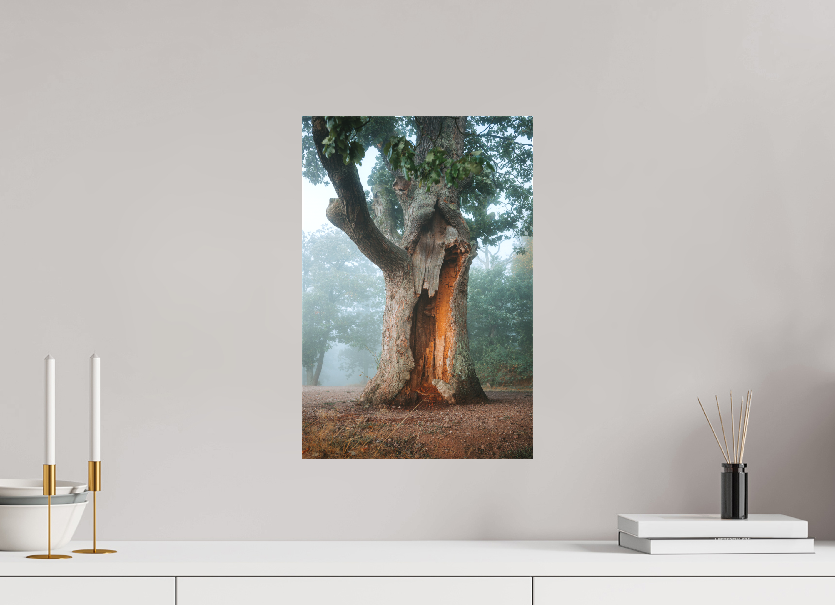 30 x 45 cm, Leinwandprint, matt Drachenstein