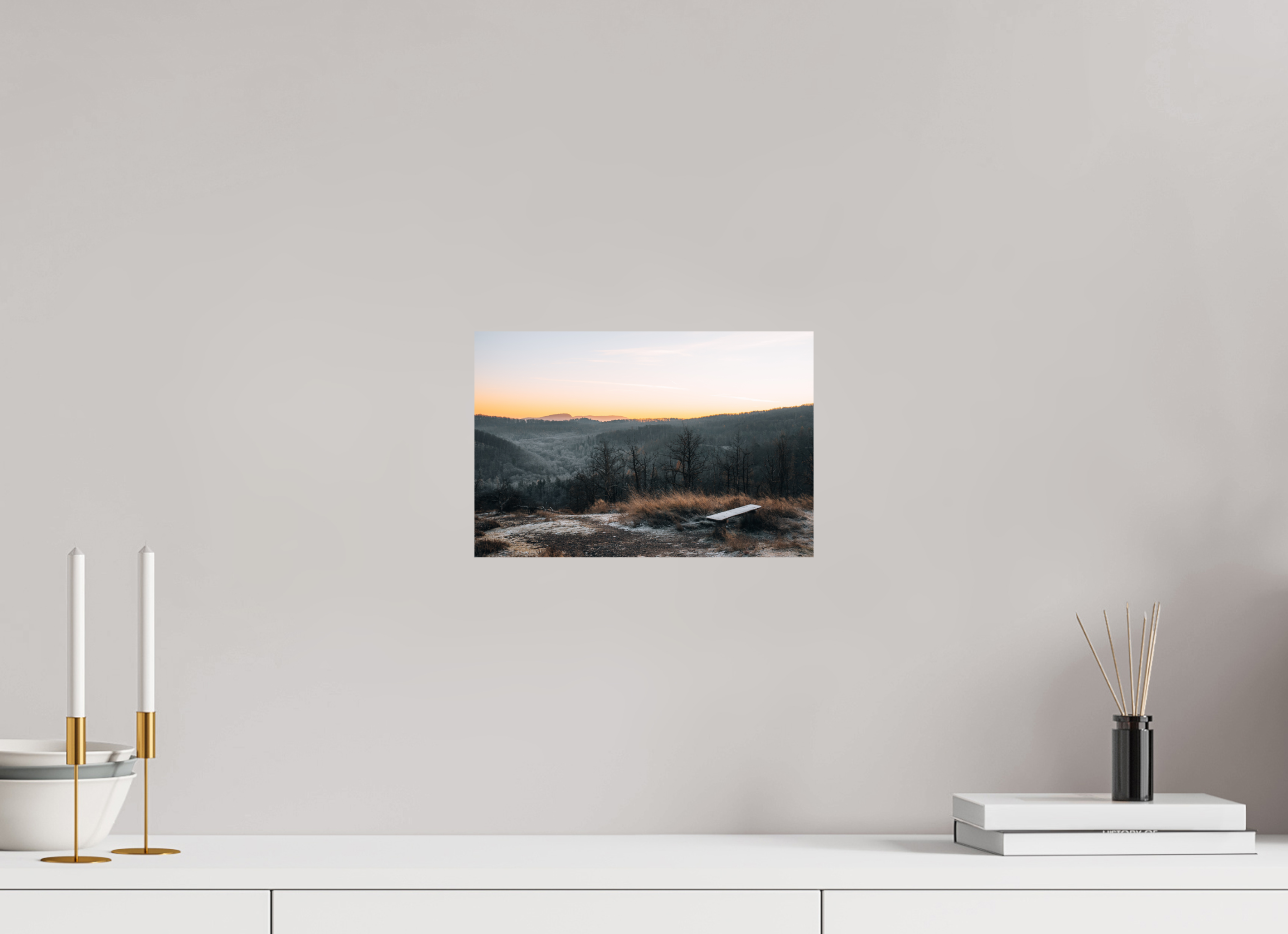 30 x 20 cm, Premium - Hahnemühle Photo Rag Baryta Breitengescheid Sunrise