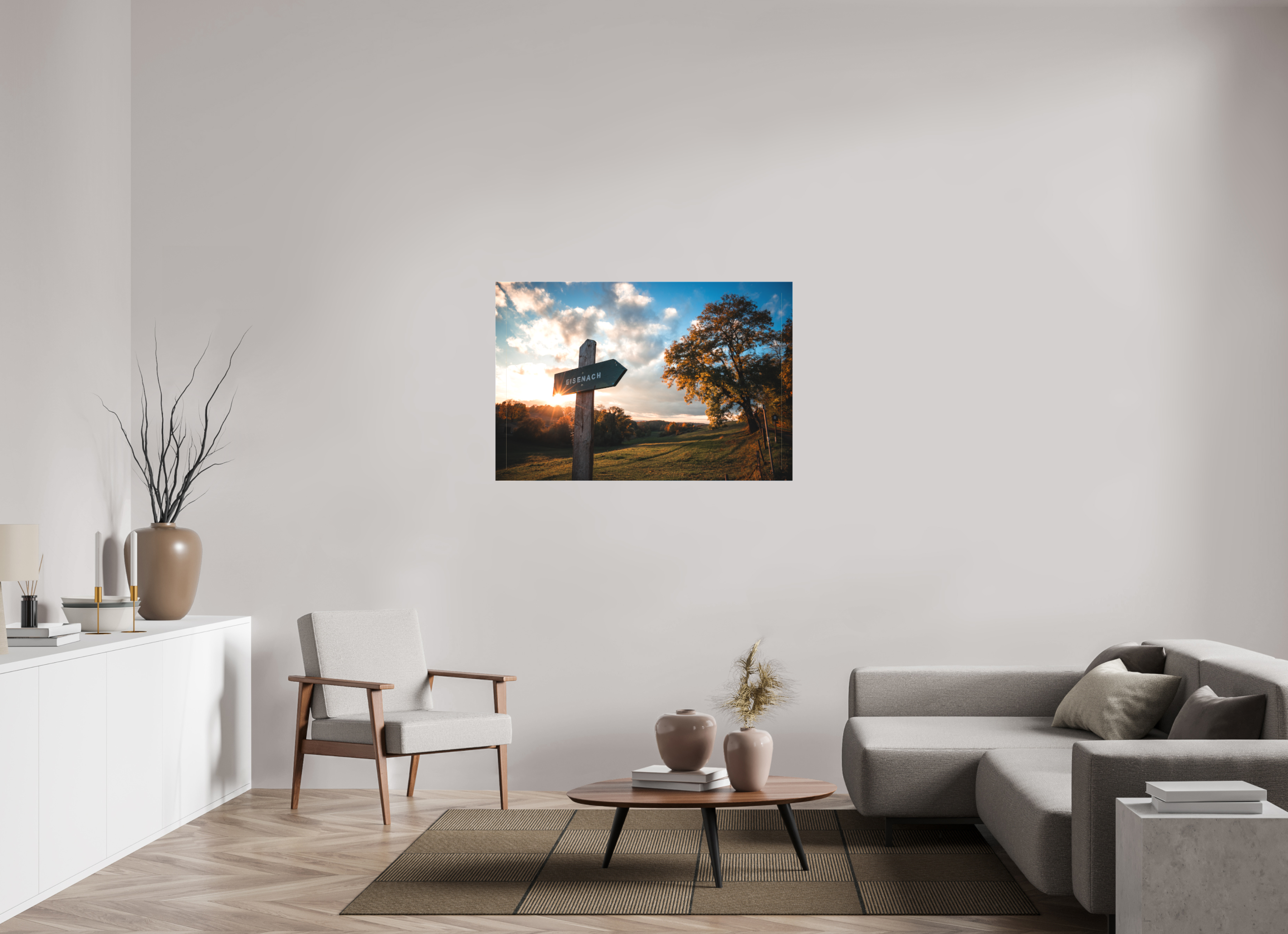 120 x 80 cm, Leinwandprint, matt Clausberg