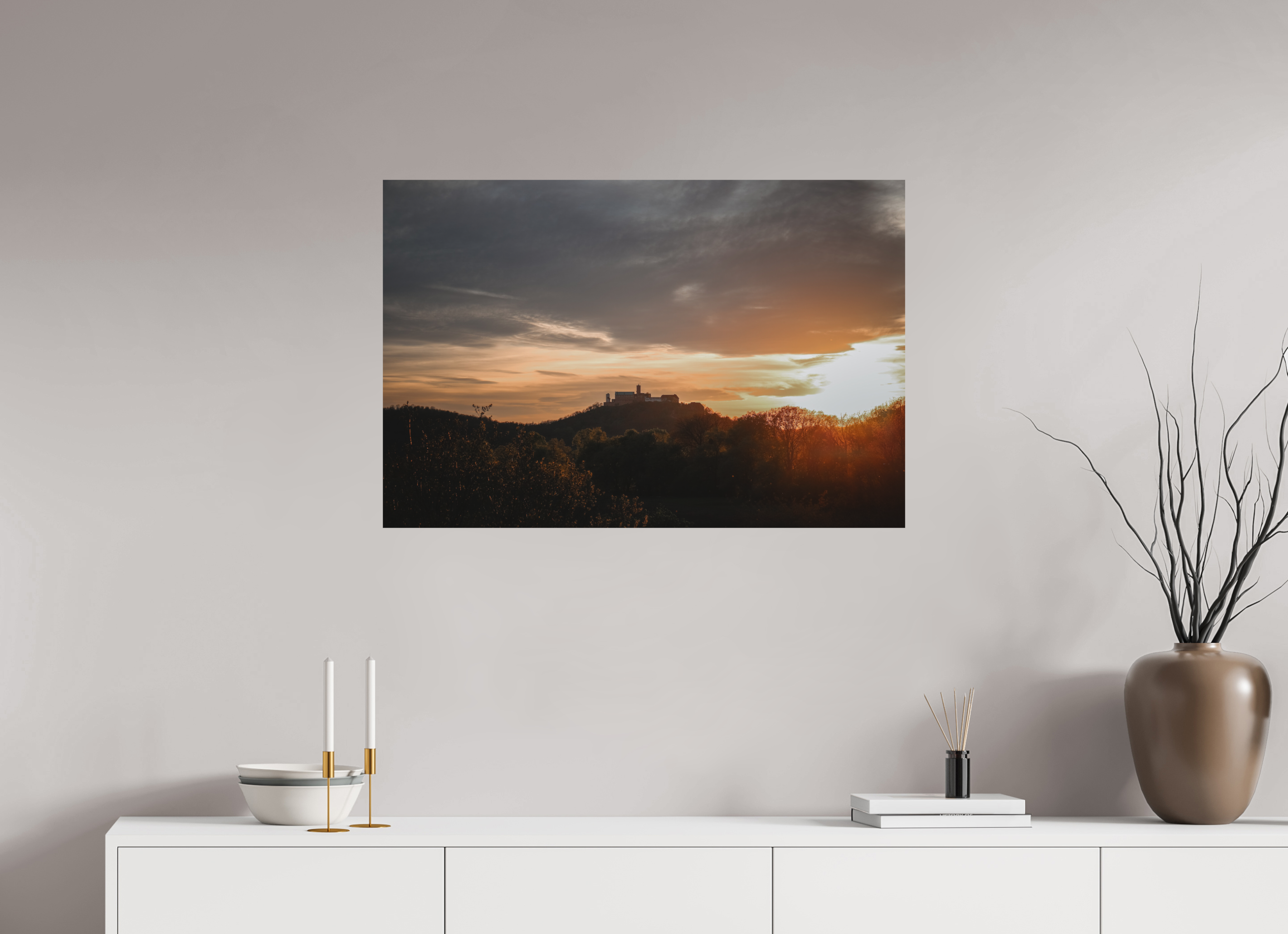 90 x 60 cm, Standard - Fuji Crystal Archive Silk Wartburg Sunset
