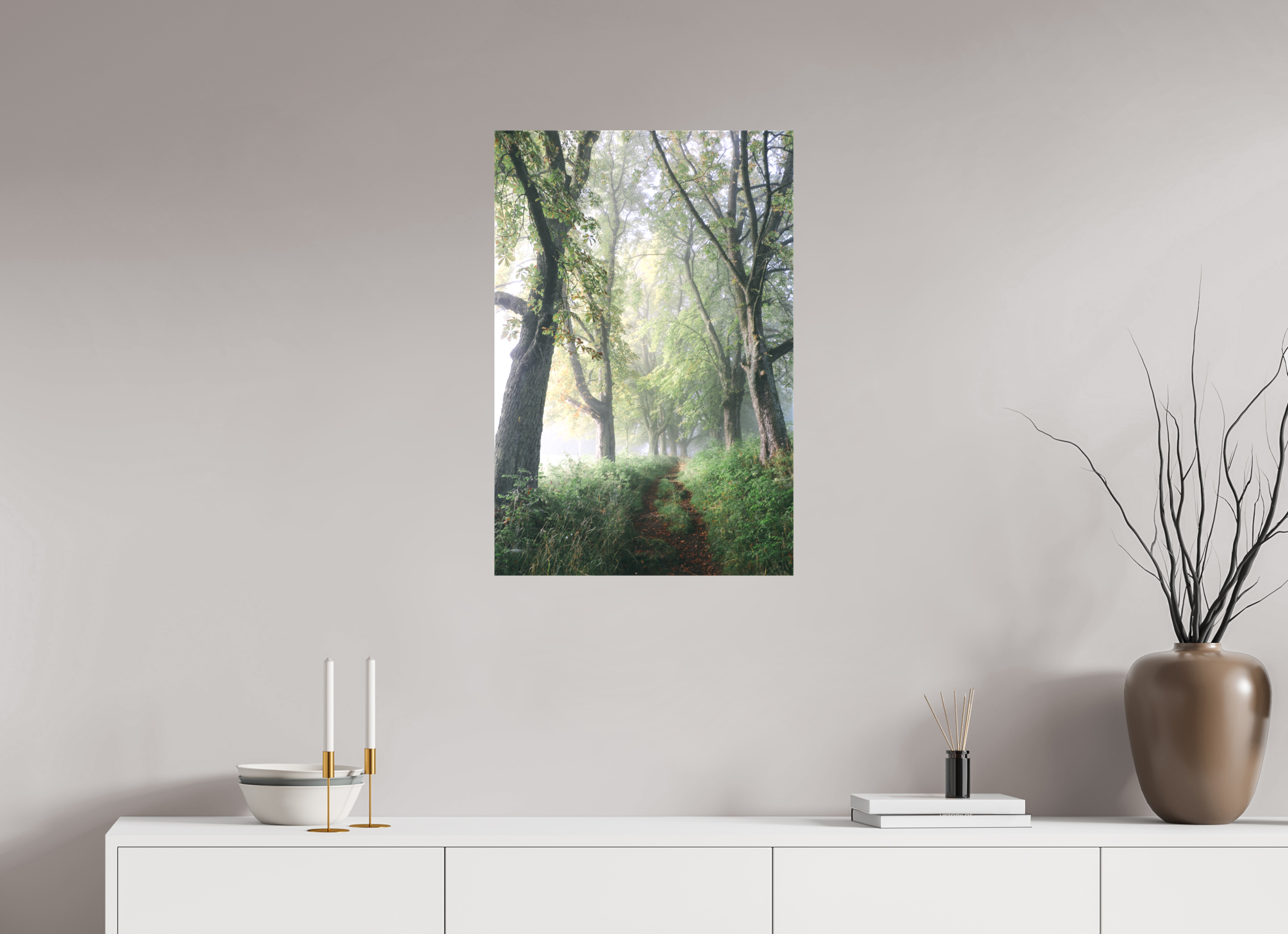 50 x 75 cm, Leinwandprint, matt Kastanienallee