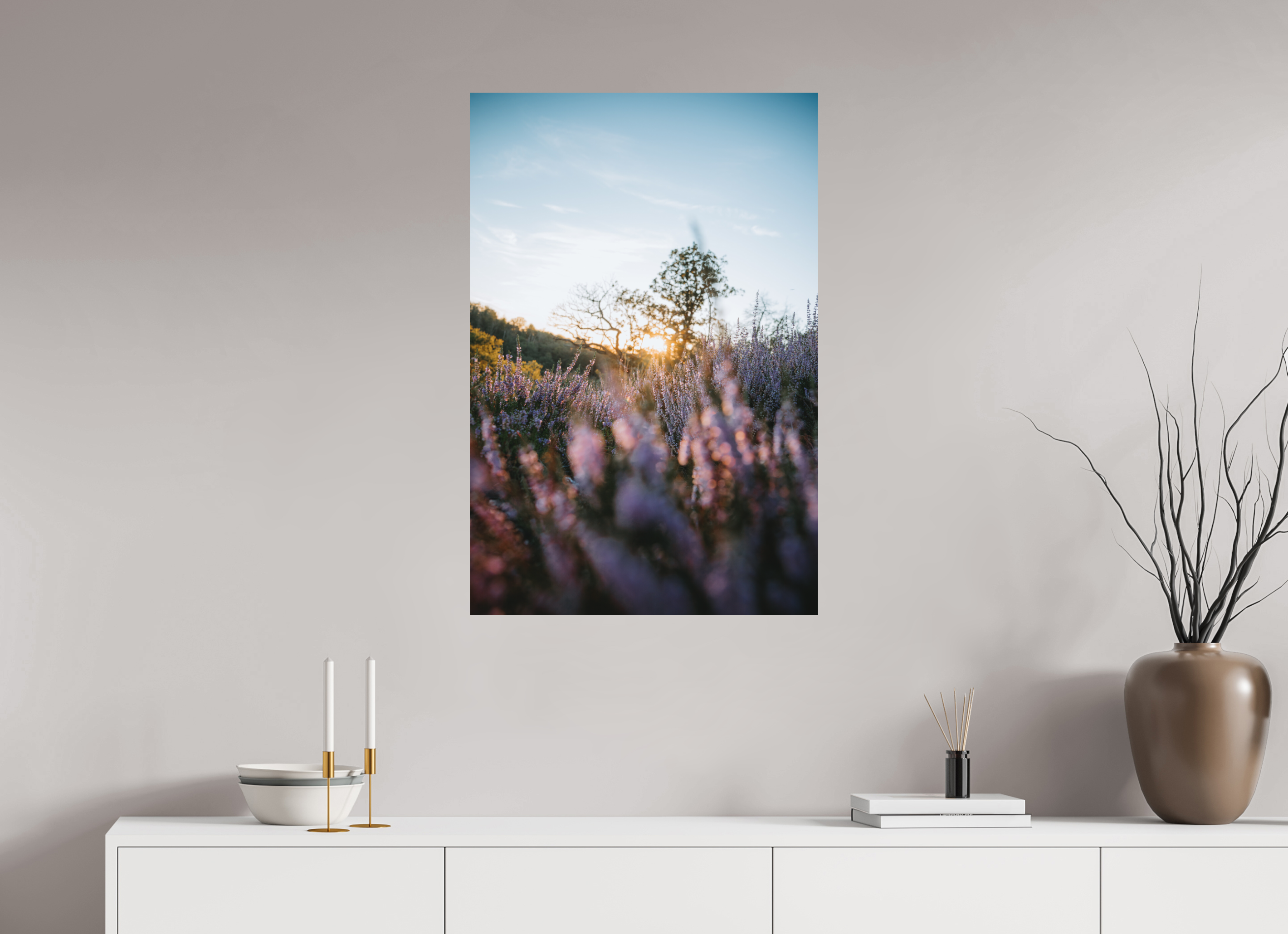 60 x 90 cm, Standard - Fuji Crystal Archive Silk Heidekraut