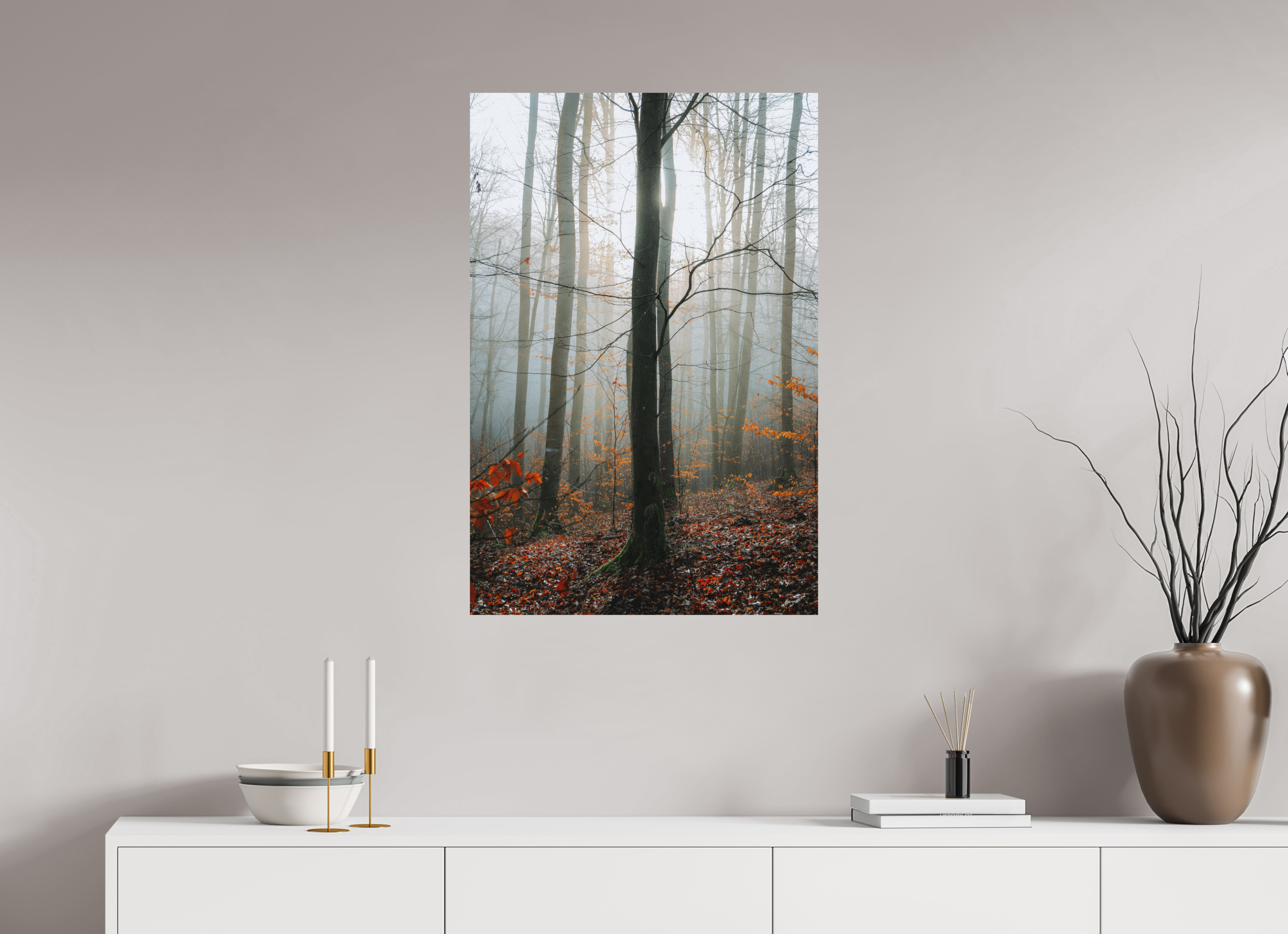 60 x 90 cm, Standard - Fuji Crystal Archive Silk Januarsonne