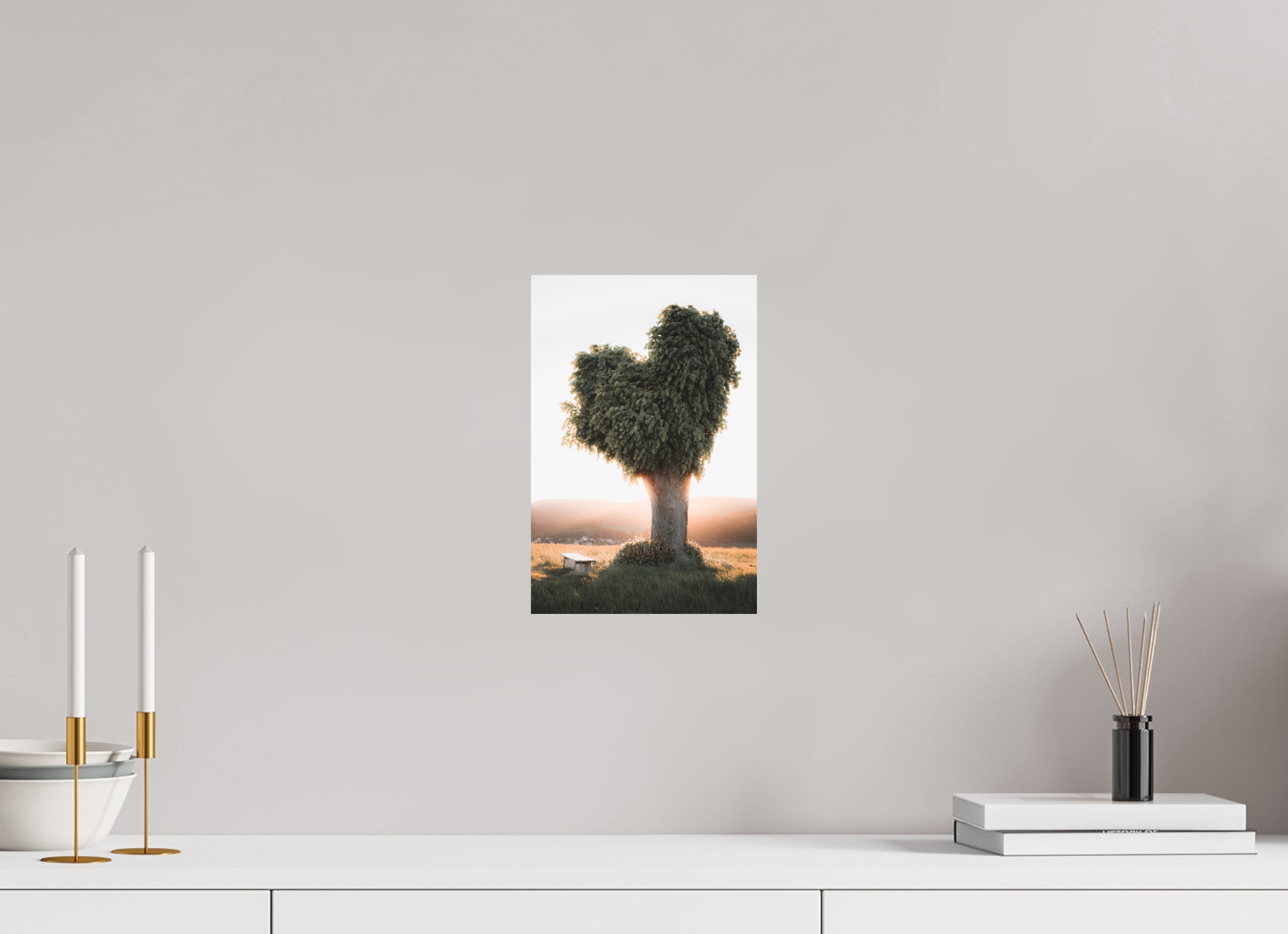 20 x 30 cm, Standard - Fuji Crystal Archive Silk Herzbaum Mosbach