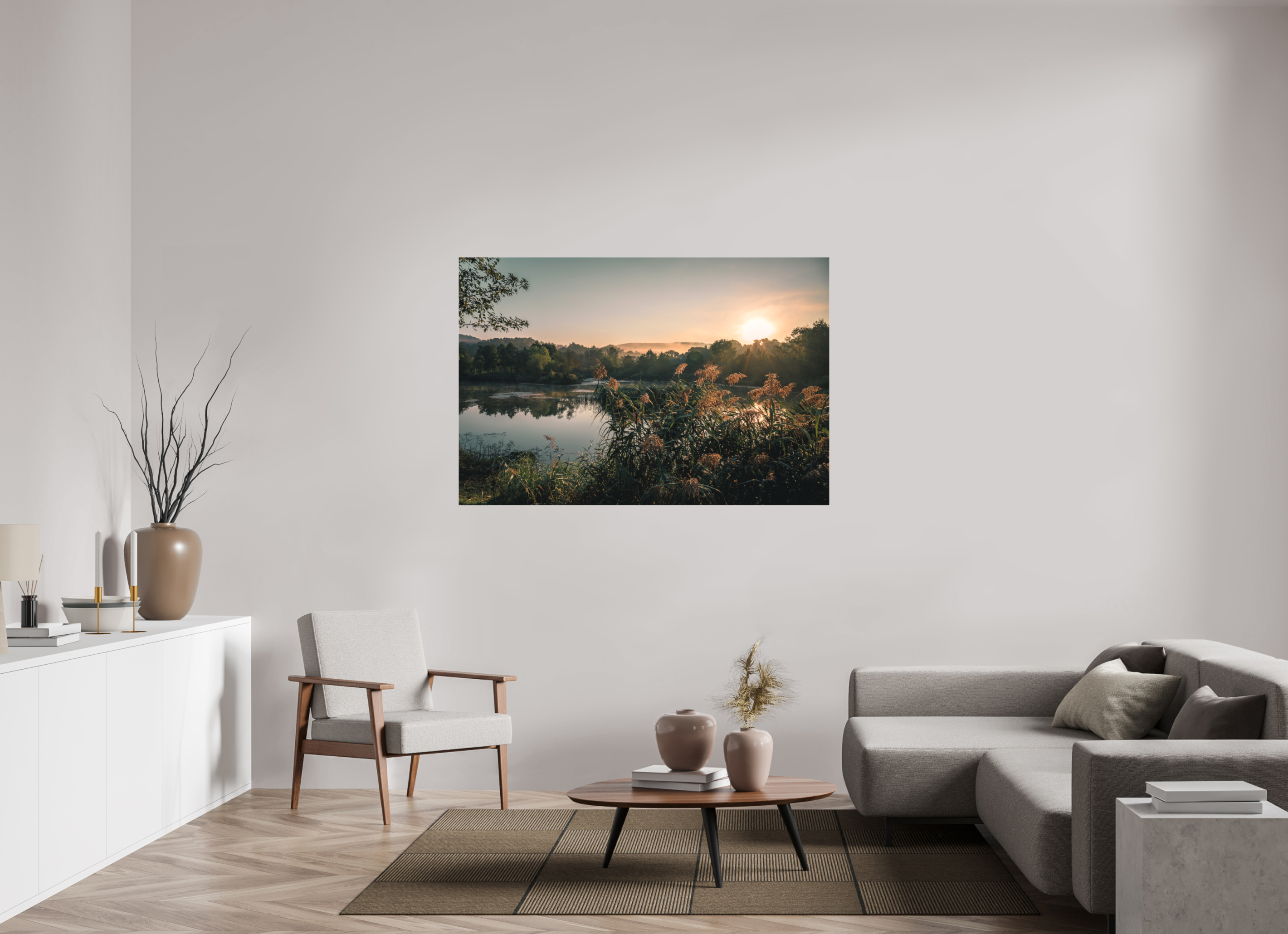 150 x 100 cm, Leinwandprint, matt Werra Mihla