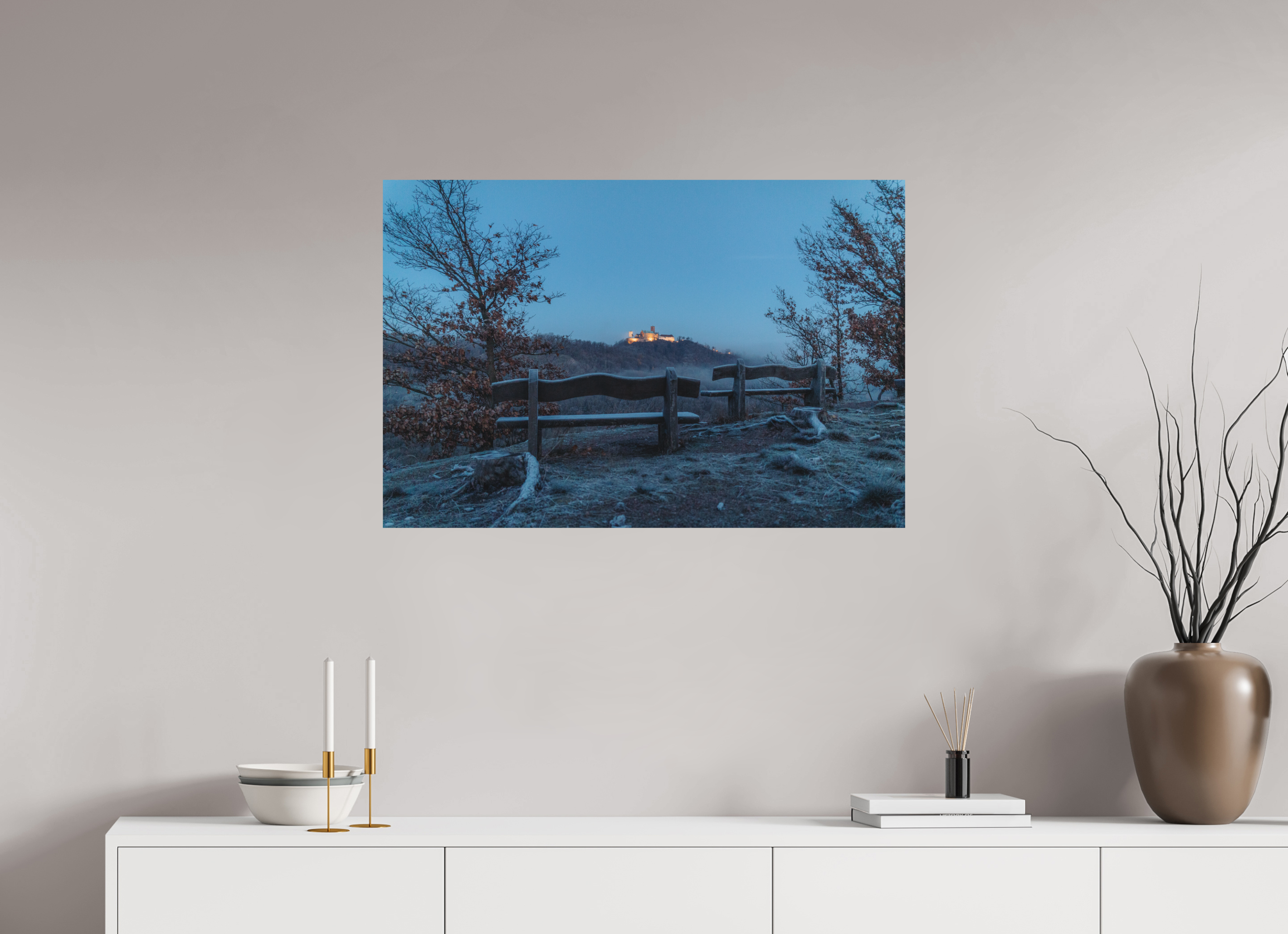 90 x 60 cm, Standard - Fuji Crystal Archive Silk Wartburg Winter