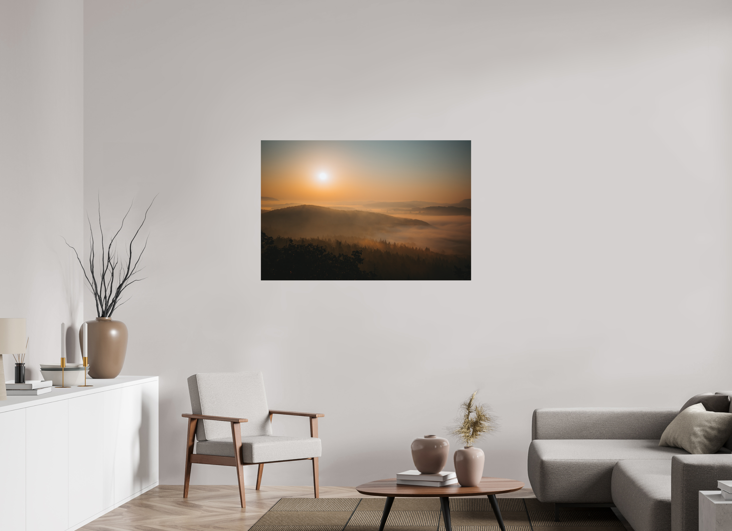 120 x 80 cm, Standard - Fuji Crystal Archive Silk Drachenstein Sunrise