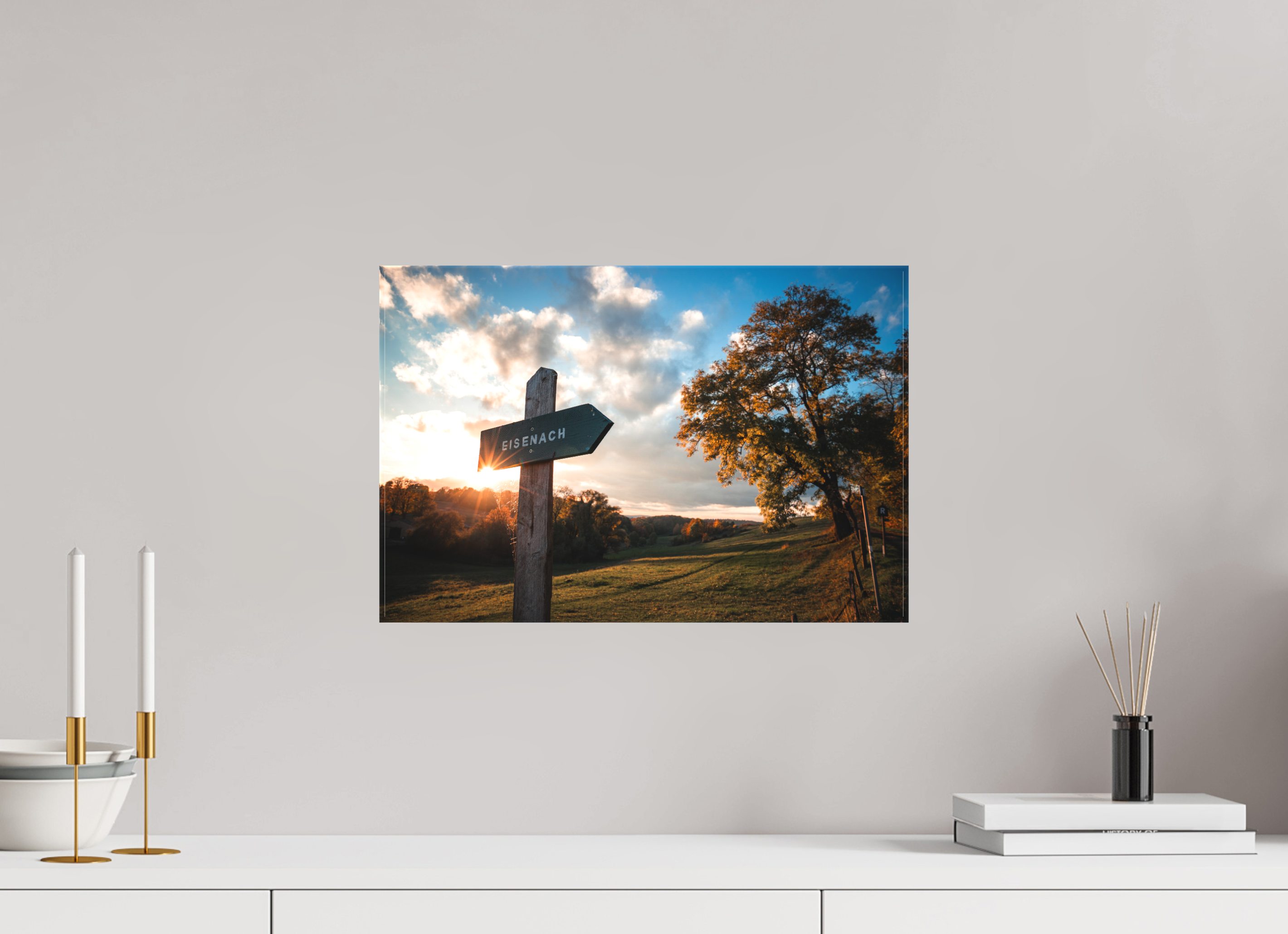 45 x 30 cm, Leinwandprint, matt Clausberg