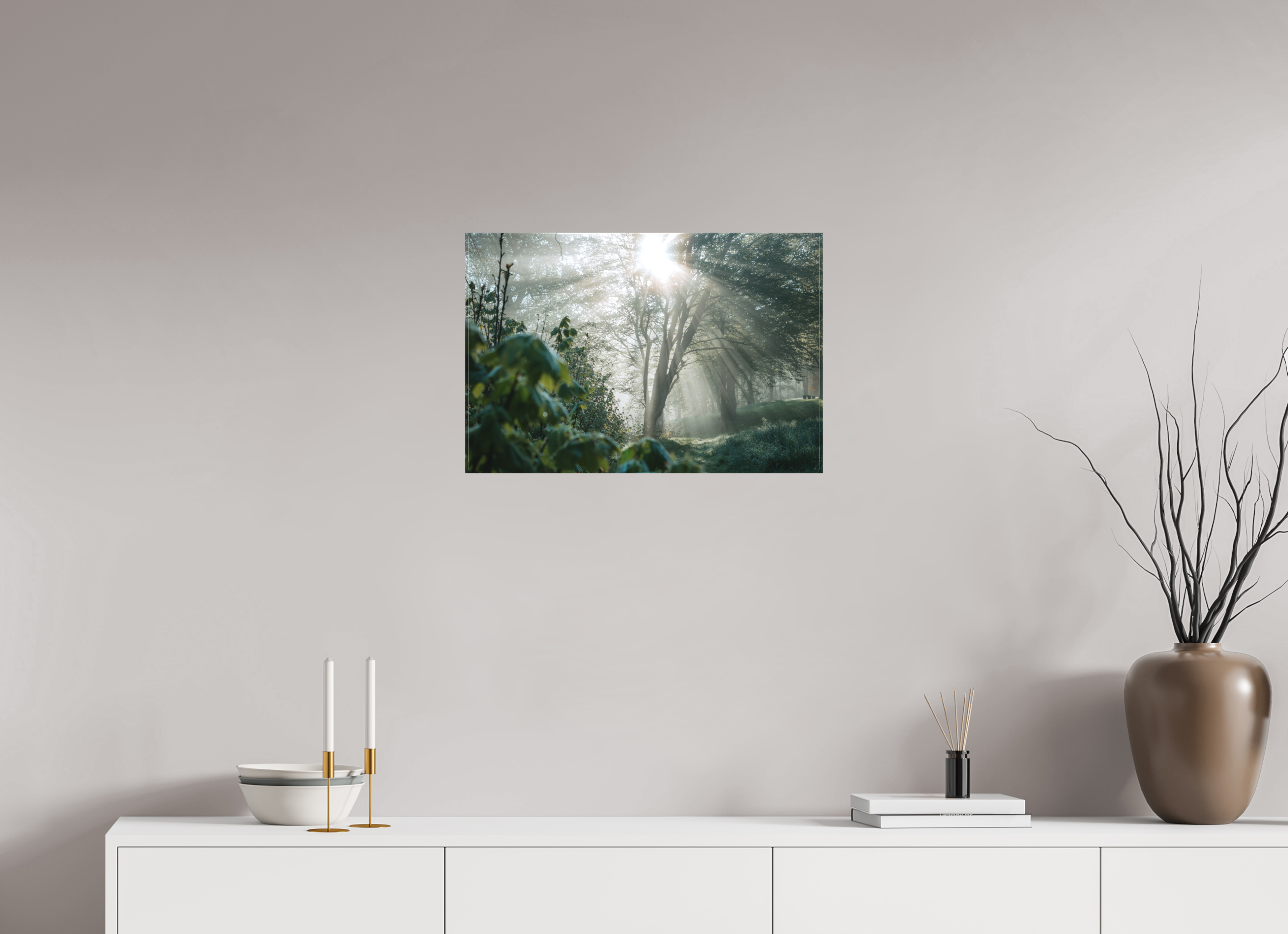 60 x 40 cm, Leinwandprint, matt Stadtpark Eisenach 2