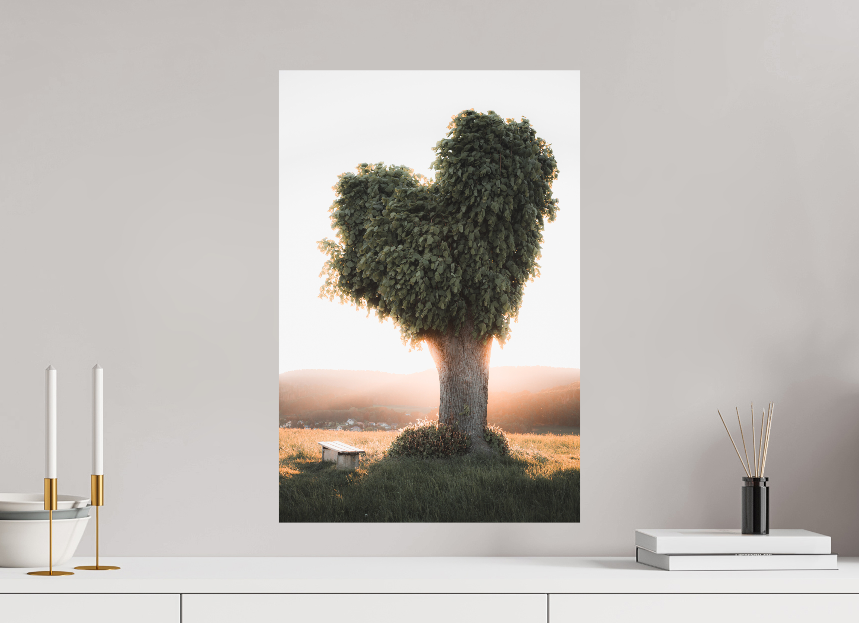 40 x 60 cm, Standard - Fuji Crystal Archive Silk Herzbaum Mosbach