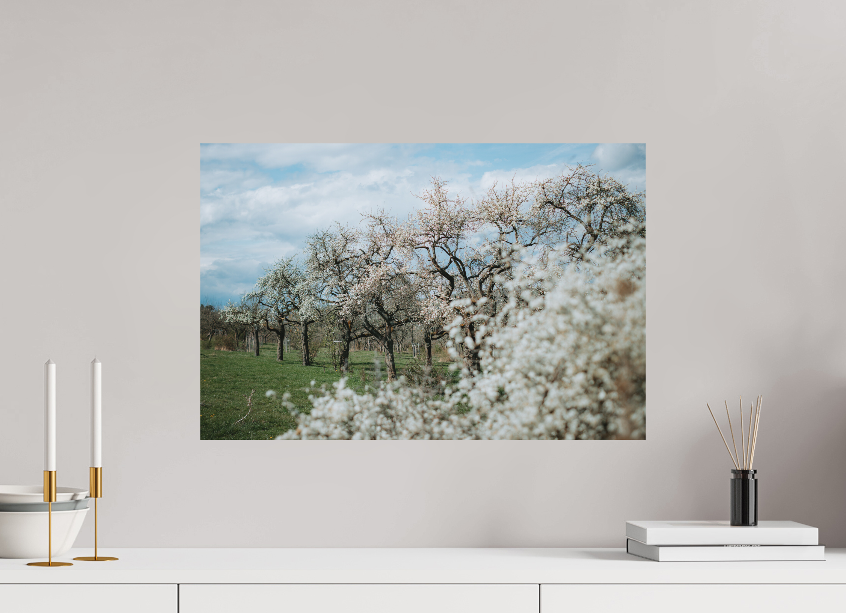 60 x 40 cm, Standard - Fuji Crystal Archive Silk Kirschblüte