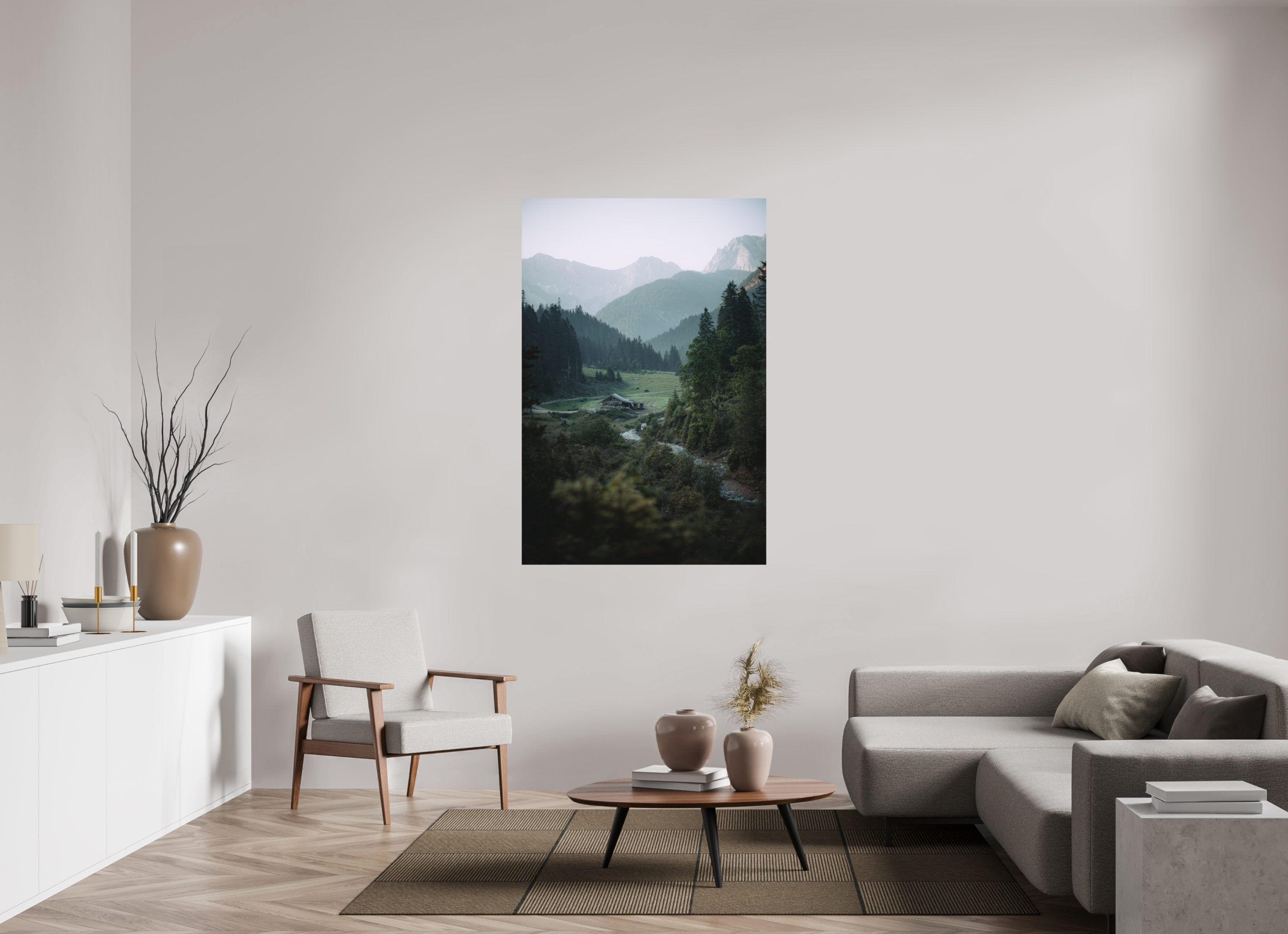 100 x 150 cm, Standard - Fuji Crystal Archive Silk Karwendel 7