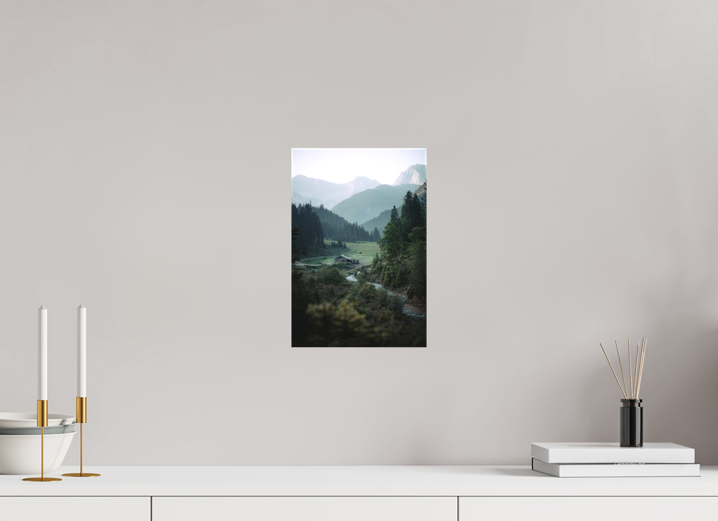 20 x 30 cm, Leinwandprint, matt Karwendel 7