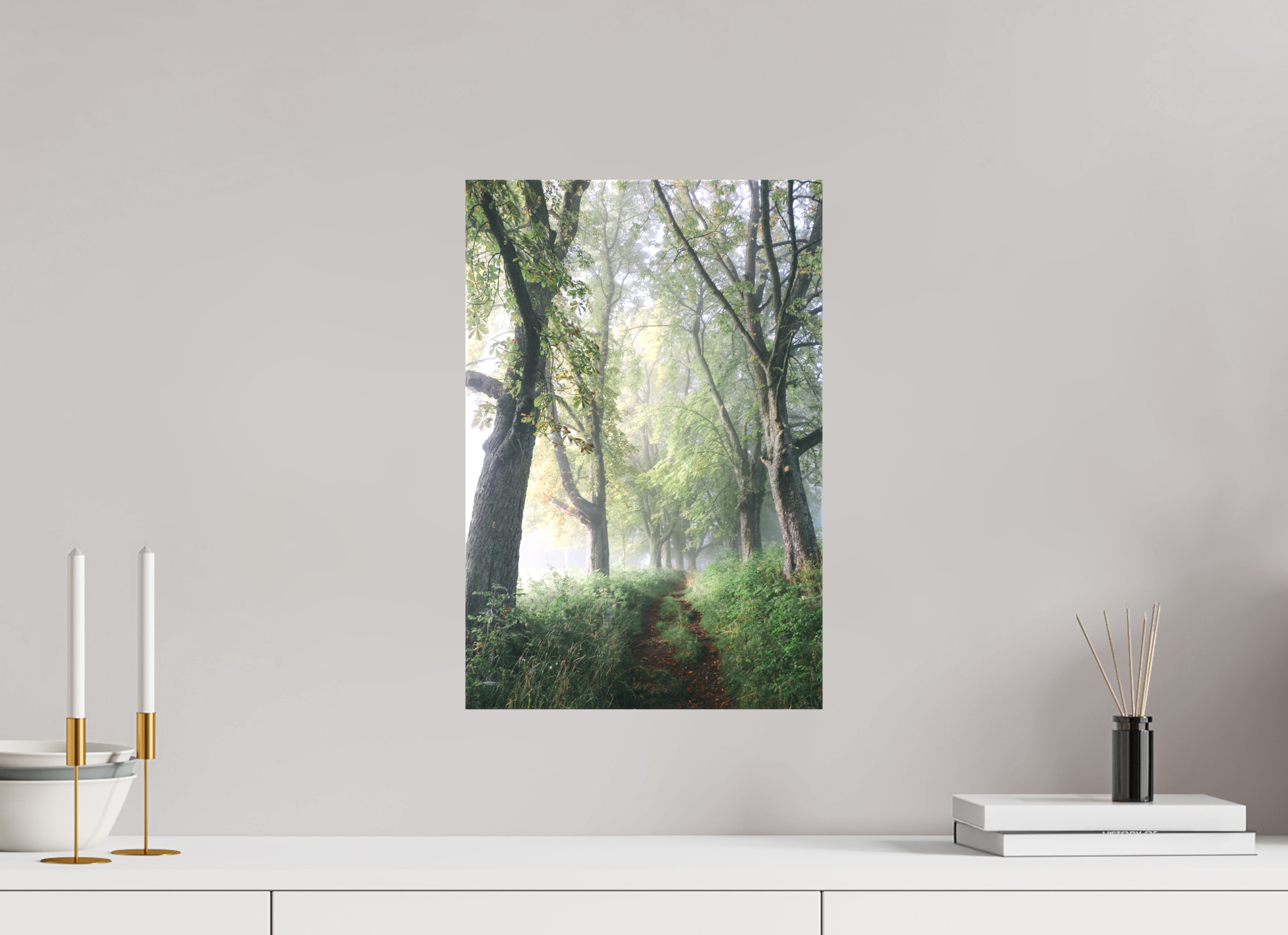 30 x 45 cm, Leinwandprint, matt Kastanienallee