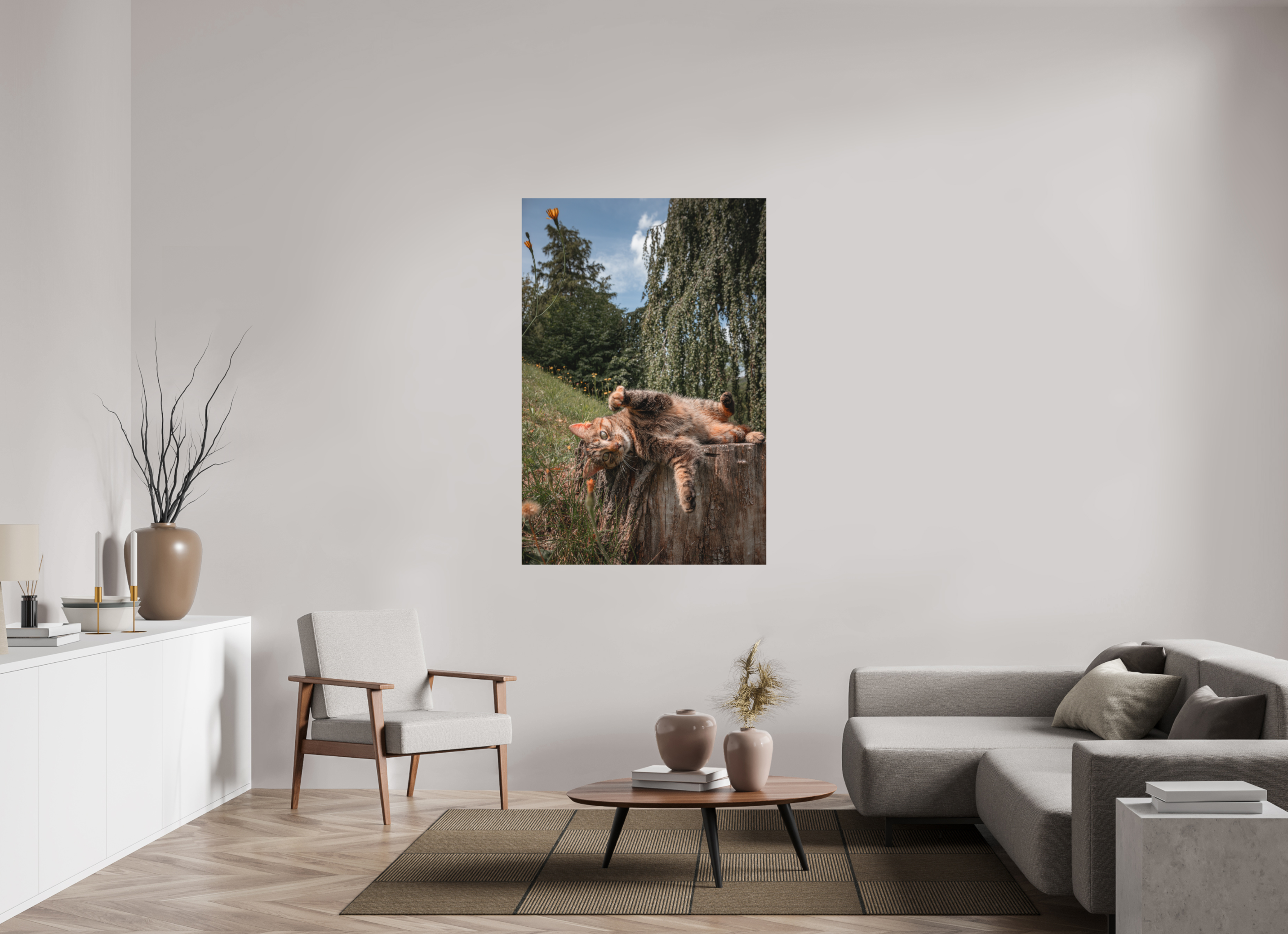 100 x 150 cm, Standard - Fuji Crystal Archive Silk Wild Cat