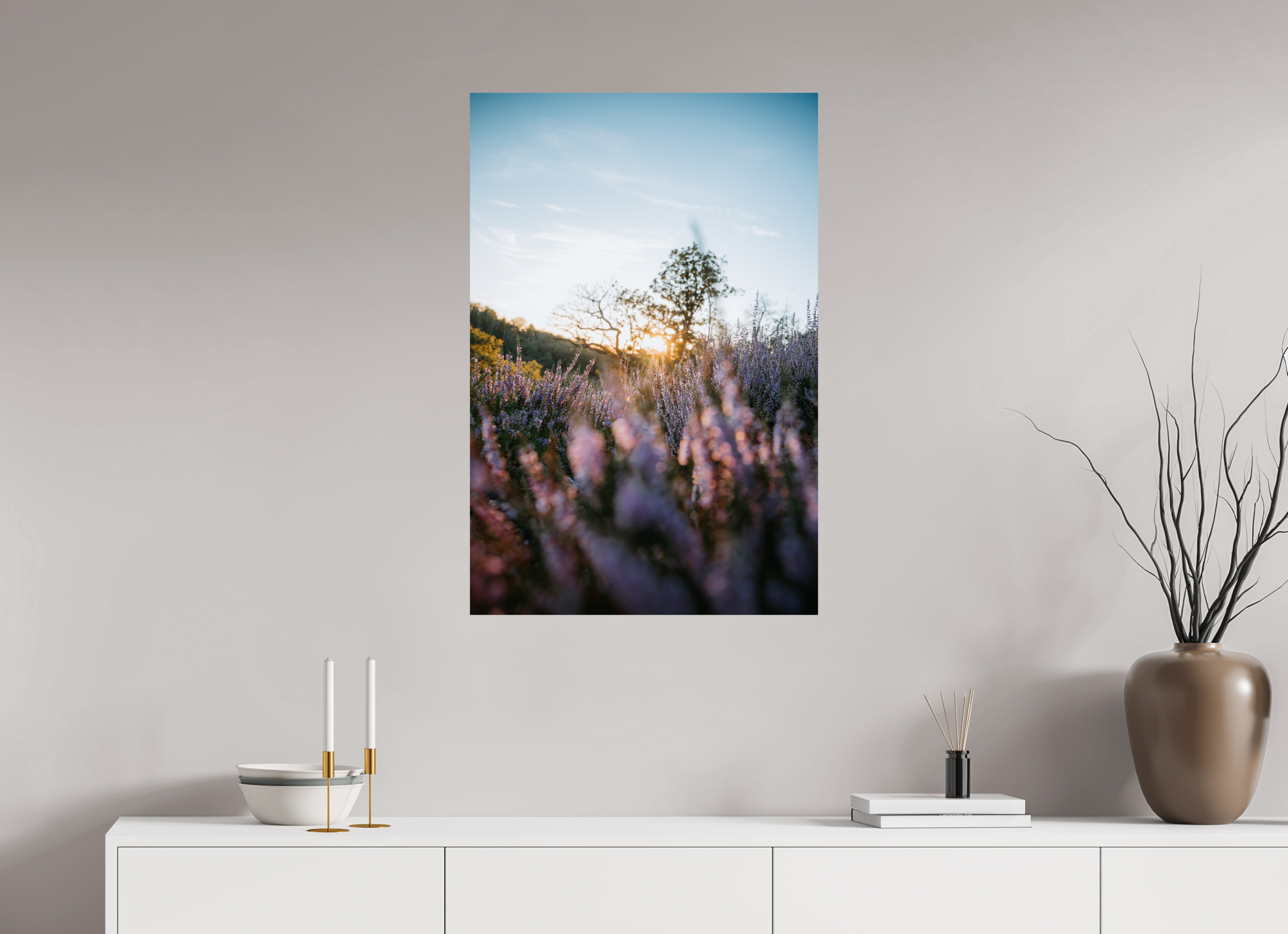 60 x 90 cm, Premium - Hahnemühle Photo Rag Baryta Heidekraut